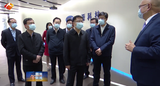 贛州市委副書(shū)記、市長(zhǎng)許南吉一行蒞臨我司考察調(diào)研